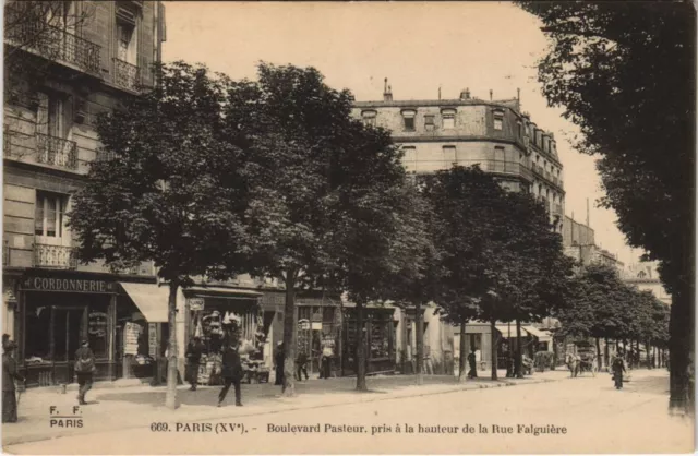 CPA PARIS 15e - Boulevard Pasteur taken a la (156319)