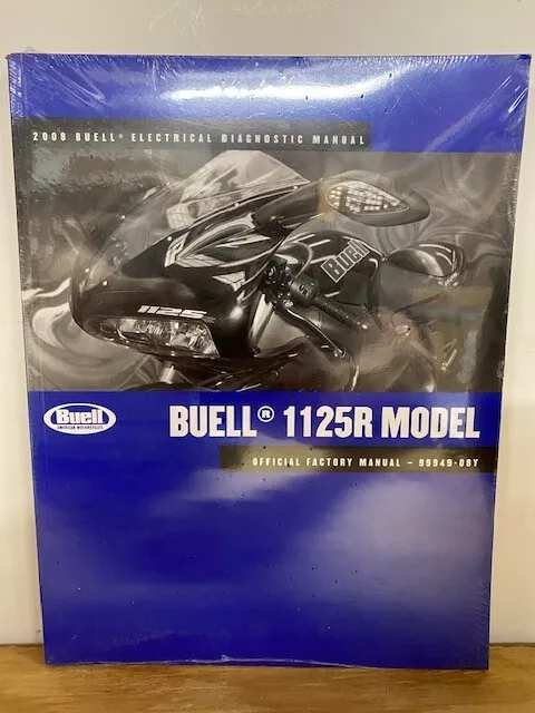 2008 Buell 1125R Motorcycle Electrical Diagnostic Manual 99949-08Y