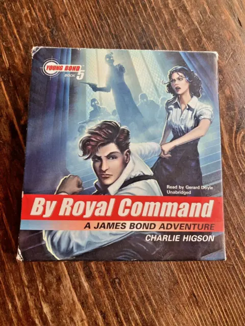 BY ROYAL COMMAND A James Bond Adventure YOUNG BOND Audiobook 8 CD Charlie Higson
