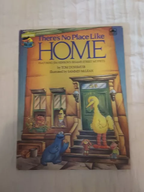 Vintage 1st edition 1983 Sesame Street Book Club There's No Place Like Home