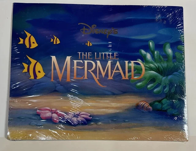 The Little Mermaid Disney Set Of 4 Exclusive Lithograph Portfolio Nice SEAL !!!