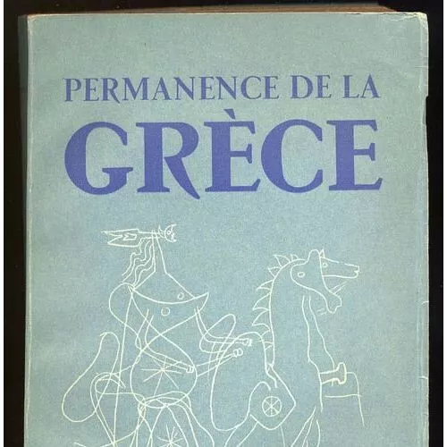 Permanence De La Grèce Les Cahiers Du Sud 1948