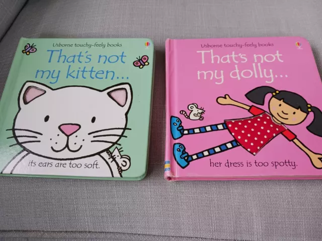 Usborne Touchy Feely Books That's Not My Kitten/Dolly x2