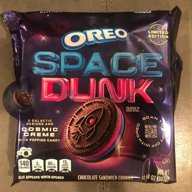 2024 LIMITED EDITION Oreo Space Dunk Chocolate Sandwich Cookies / Rare