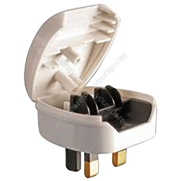 Eagle Euro 2 Pin to UK Fused 3 Pin Converter Plug