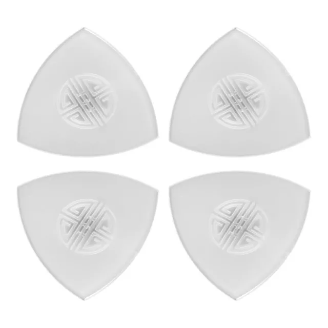 4 Pcs Acoustic Guitar Picks Nylon Fingertip Guards Pull Out Accessories