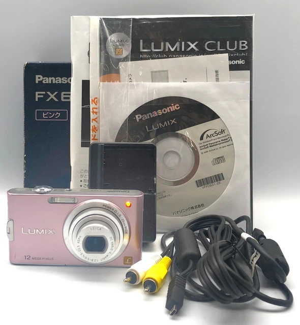 PANASONIC LUMIX DMC-FX60 12 Mega Pixels Pink Compact Digital