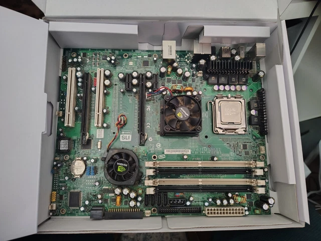 Motherboard Q6600 Gpu Set Intel D975XBX Core Quad Q6600 Nvidia