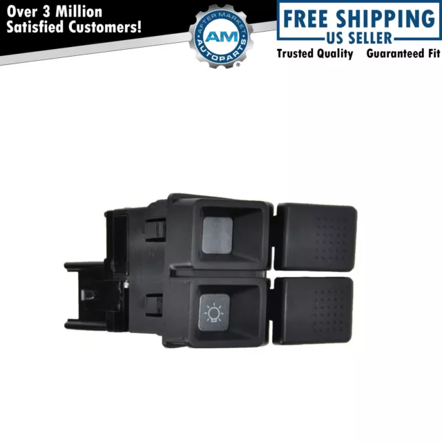 Dash Mounted Headlight Headlamp Switch for 87-93 Ford Mustang