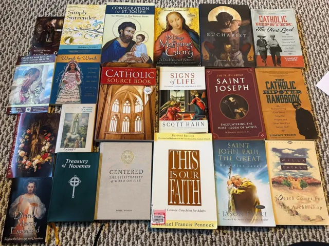 Huge Catholic Book Lot