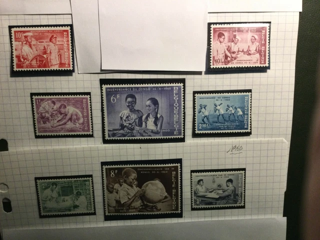 Timbres de Belgique -   N° 1139 à 1146 neuf