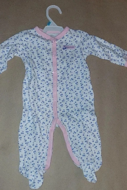 Infant Baby Girl Fleece Cotton Sleeper Lot 6-9 months Carters + More Lot of 6 3