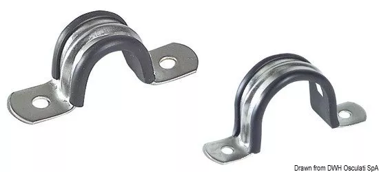 U-Boulons Tubes Inox / Caoutchouc 20 MM Marque Osculati 18.040.20