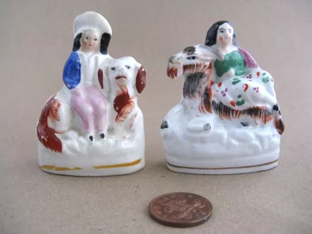 Staffordshire pottery figures antique