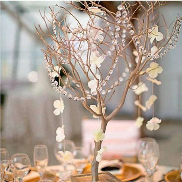 Clear Garland Plastic Diamond Strand Acrylic Crystal Bead DIY Wedding Curtain YG
