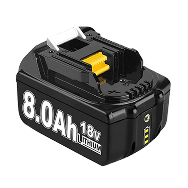 8Ah Ersatzakku Für Makita 18V - 8000mAh Li-ion Kompatibel Mit BL1860 LXT-400