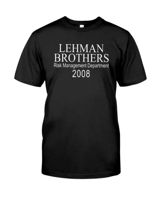 LEHMAN BROTHERS RISK Management Department 2008 T-shirt! 💼🏦 $14.50 ...