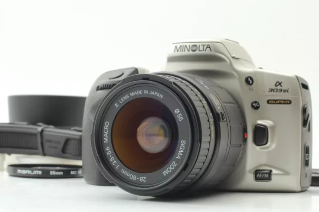 《Near MINT》 Minolta α303si Super Alpha Maxxum Dynax Camera /Zoom Lens From Japan