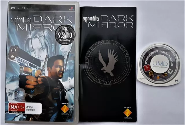 Syphon Filter Dark Mirror TBE Sony PSP FR Ver. Action Inflitration 2006