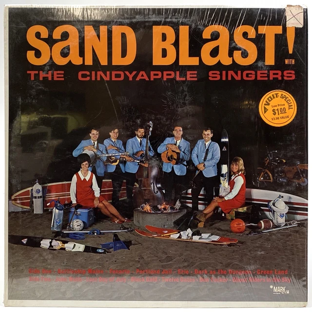 The Cindyapple Singers – Sand Blast! • LP Vinyl Record • Shrink Wrap • NM