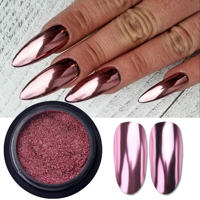 Mirror Powder Gold Blue Nail Art Glitter Chrome Pigment Dust Decoration Manicure