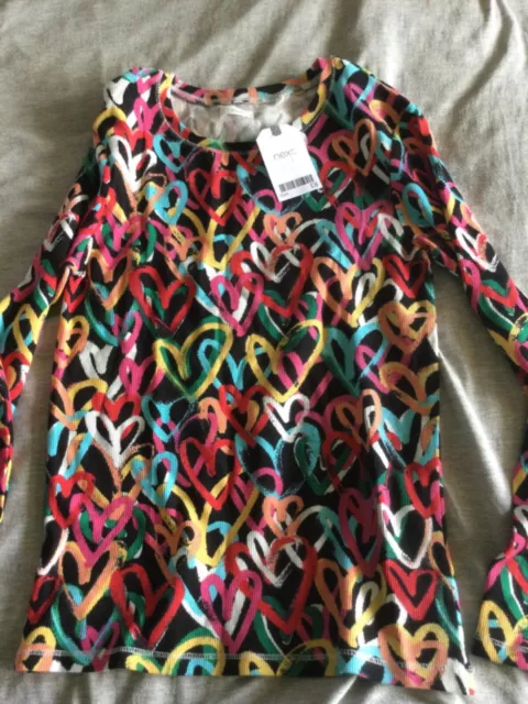 NEXT long sleeve girls top Multi coloured NEW WITH TAGS