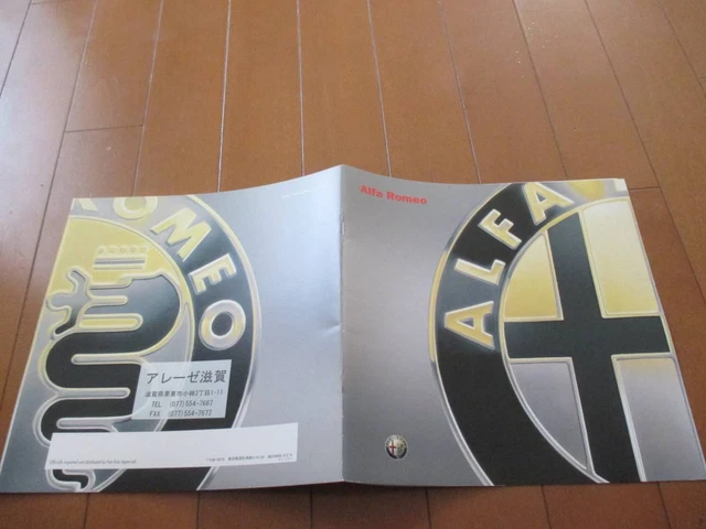 11801 Catalog Alfa Romeo Lineup 2003.5 Issue Page 18