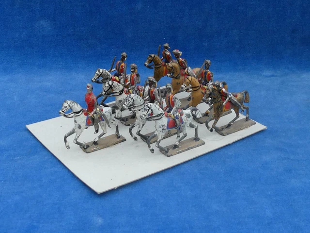 RARE ? FIGURINES PLOMB Lead - LUCOTTE ? CBG ?  - CAVALIERS ORIENTALISTES Riders