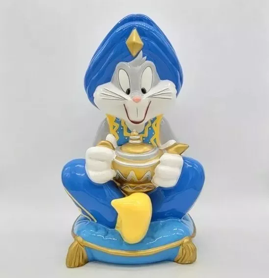 Vintage Warner Brothers Looney Tunes Bugs Bunny Genie Cookie Jar 1998