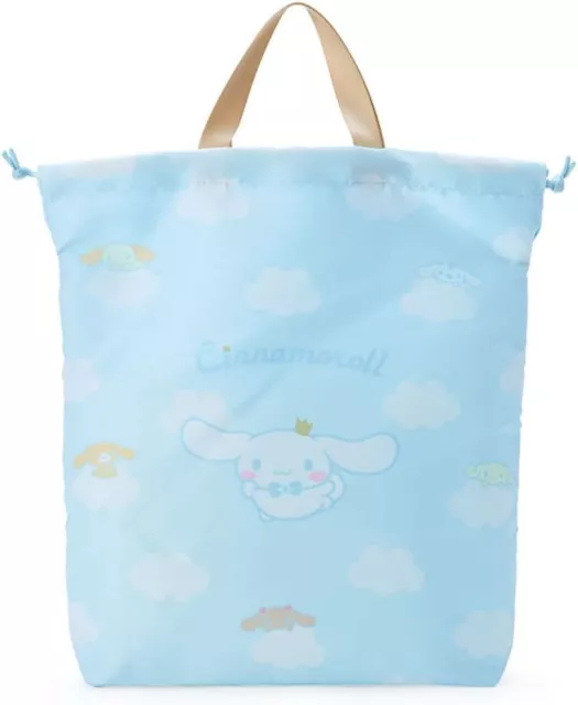 Sanrio Cinnamoroll 20th drawstring bag (cinnamon blue) 32×7×34cm 709972