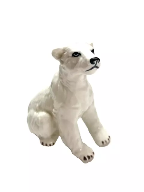 Porcelain Polar Bear Figurine