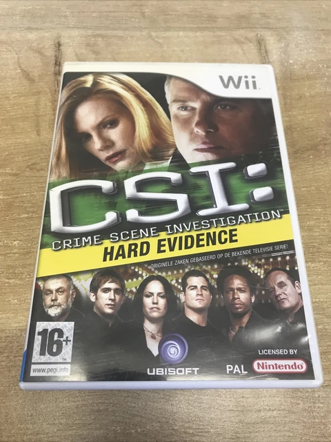 Jeu Wii Complet CSI Crime Scene Investigation Hard Evidence