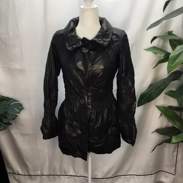 Women’s Knoles & Carter Leather Lamb Skin Jacket Size S