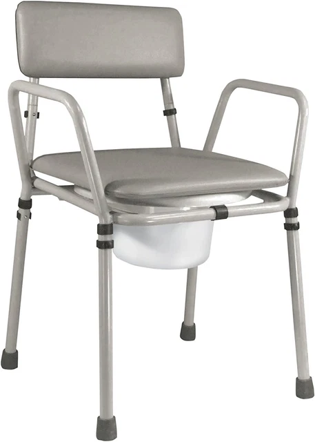 Silla cómoda ajustable de altura Aidapt Essex gris - VR161G