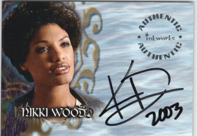 Buffy the Vampire Slayer Season 7 BTVS Auto Autogtaph A41 K.D Aubert Nikki Wood