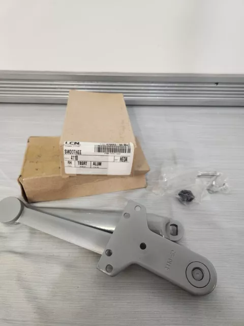 NOS LCN Door Closer 4110 Parallel Arm EDA 4110-62 Aluminum Regular Heda Smoothee