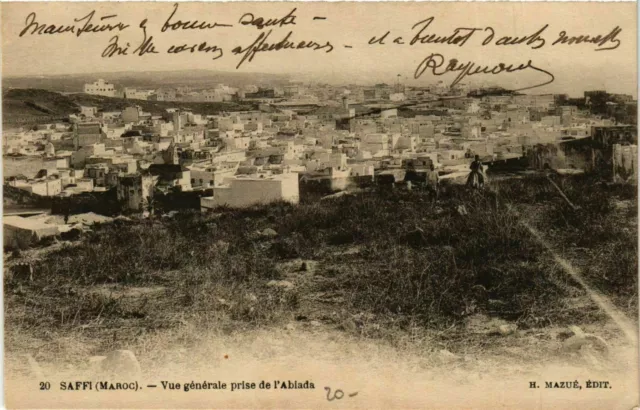 CPA AK Saffi - Vue Generale prise de l'Abiada MAROC (964005)