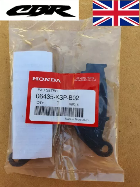 Honda CB125R CBF125N CB300R CBF300 Genuine REAR Brake Pads 06435-KSP-B02