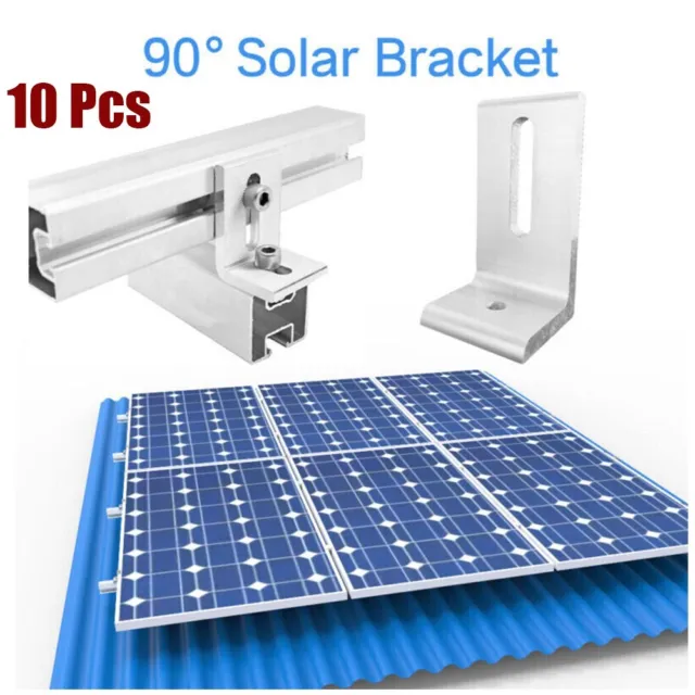 Ensemble de fixation en aluminium robuste pour panneaux solaires support de mont