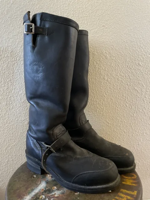VINTAGE CHIPPEWA MOTORCYCLE Boots 17