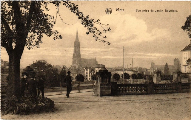 CPA AK METZ - view taken from Jardin Bouffiers (455256)