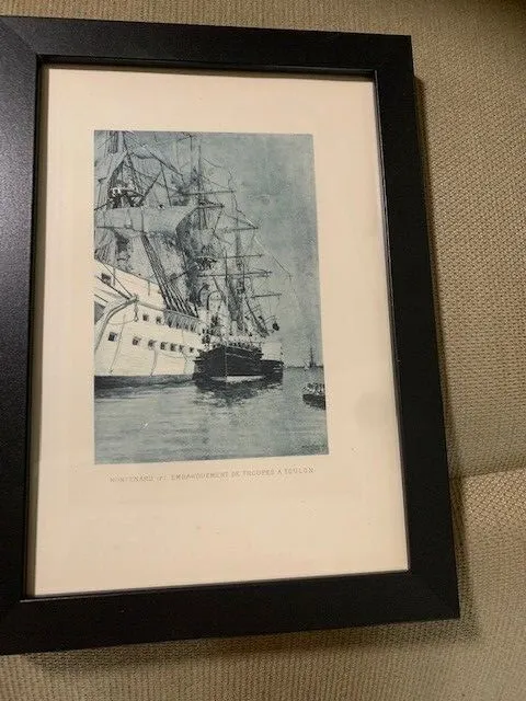 Signed and dated 1885 Frederic Montenard limited edition photogravure lithograph