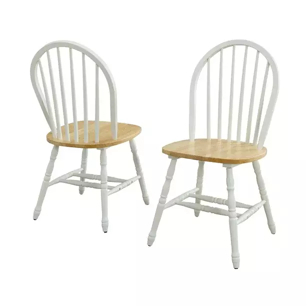 Better Homes and Gardens Autumn Lane Windsor Solid Wood Dining Chairs (Set of 2)