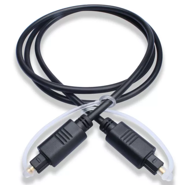 1M, 2M, 3M 4M, 8M Digital Fiber Optic Optical Audio Cable Premium Ultra-Durable