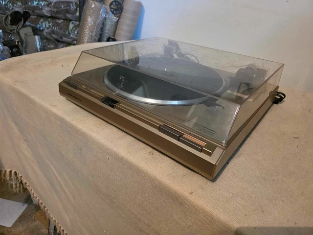 Platine Vinyle Lenco L80 - Pour Pièces / à Réviser (tourne, Pièces Manquantes)