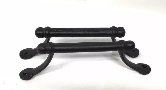 Rustic Barn Door Handle - Door Handle - Gate Pull - Set of 2 - 10.5"- Cast Iron