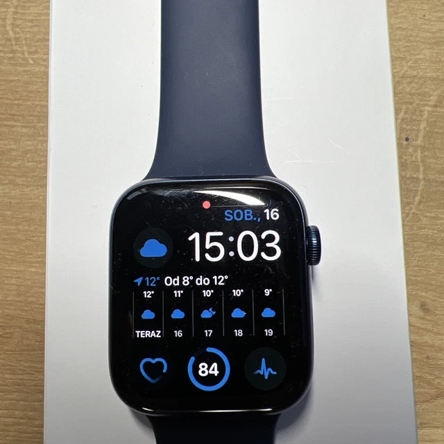 APPLE WATCH SERIES 6 44mm Blue Aluminum Case with Deep Navy Sport