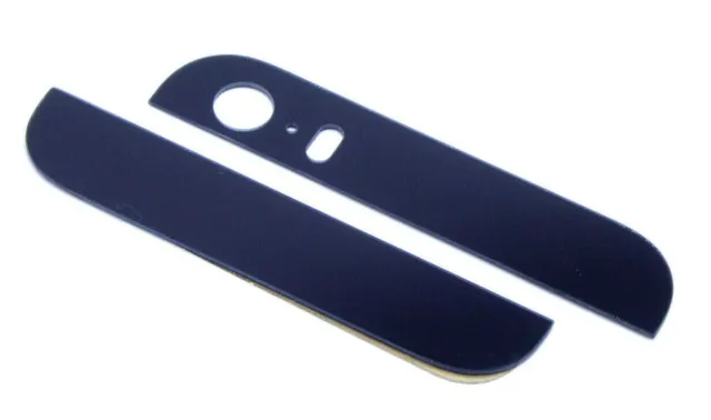 Abdeckung Kamera Oben Unten Rück Cover für iPhone 5S A1518 A1528 + Kleber Black