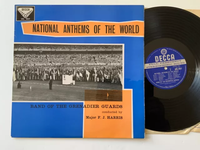 Decca Skl 4017 Ed1 Wb/G National Anthems Of The World Band Grenadier Guards 1958