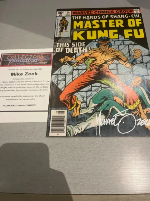 Master Of Kung Fu #79 (1979) Signed! “Bruce Lee” Style Cover - 9.2 Nm- (Marvel)